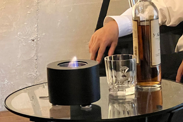 ゆらめく炎のインテリア「4SPRINGテーブルファイヤーピット」の販売がはじまりました。