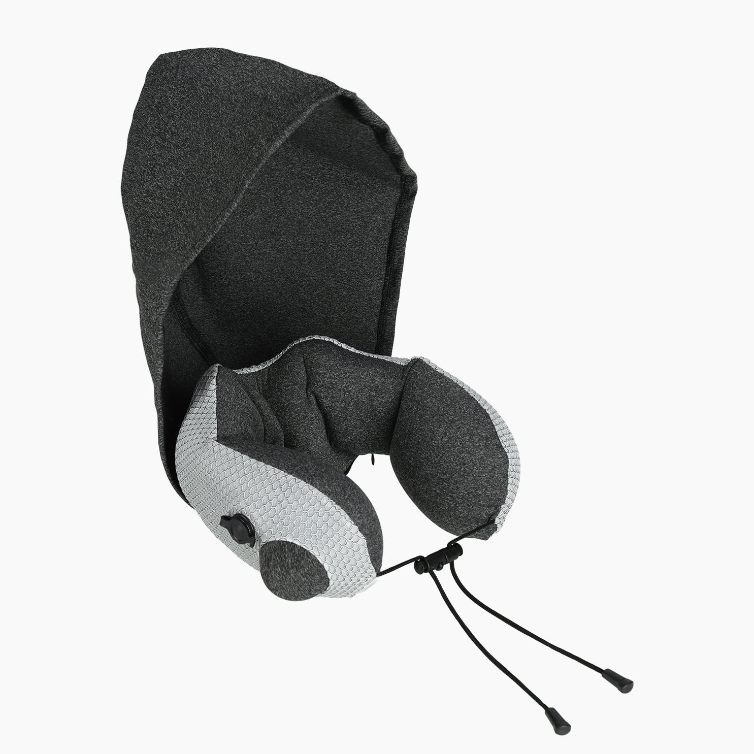 フード付きネックピロー