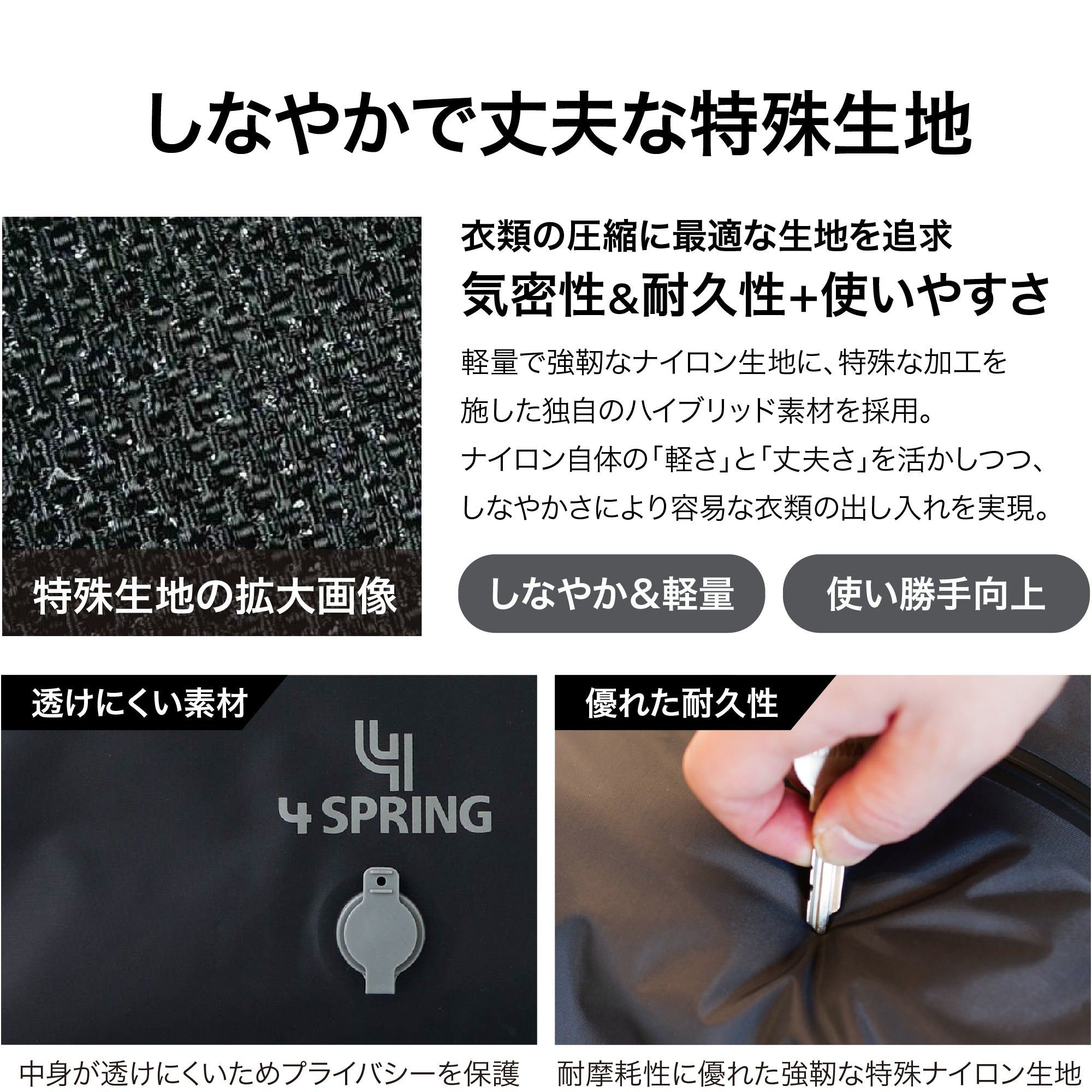 かる旅圧縮バッグ Cube