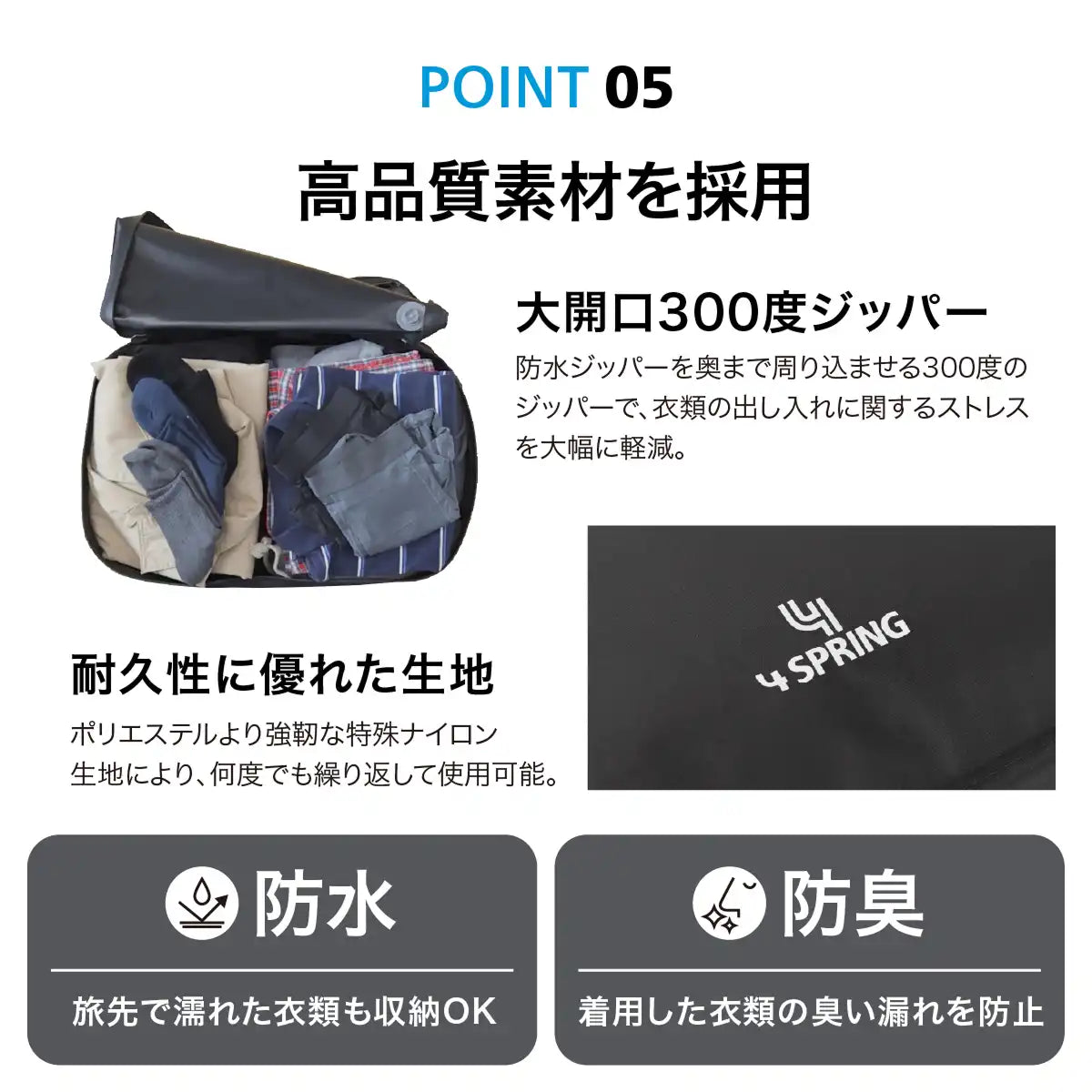 かる旅圧縮バッグ CUBE